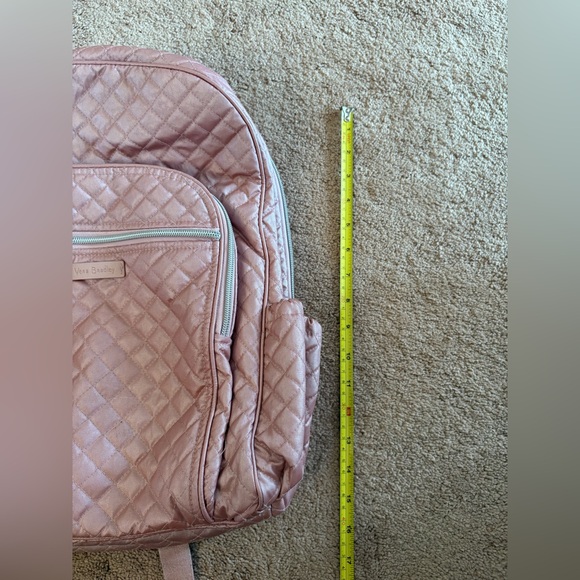 Vera Bradley Iconic Campus Backpack, Rose Quartz - Picture 7 of 10